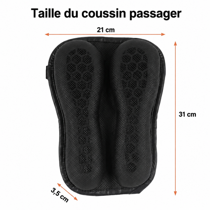 Caldea Gel Rider — Coussin de selle moto confort longue distance
